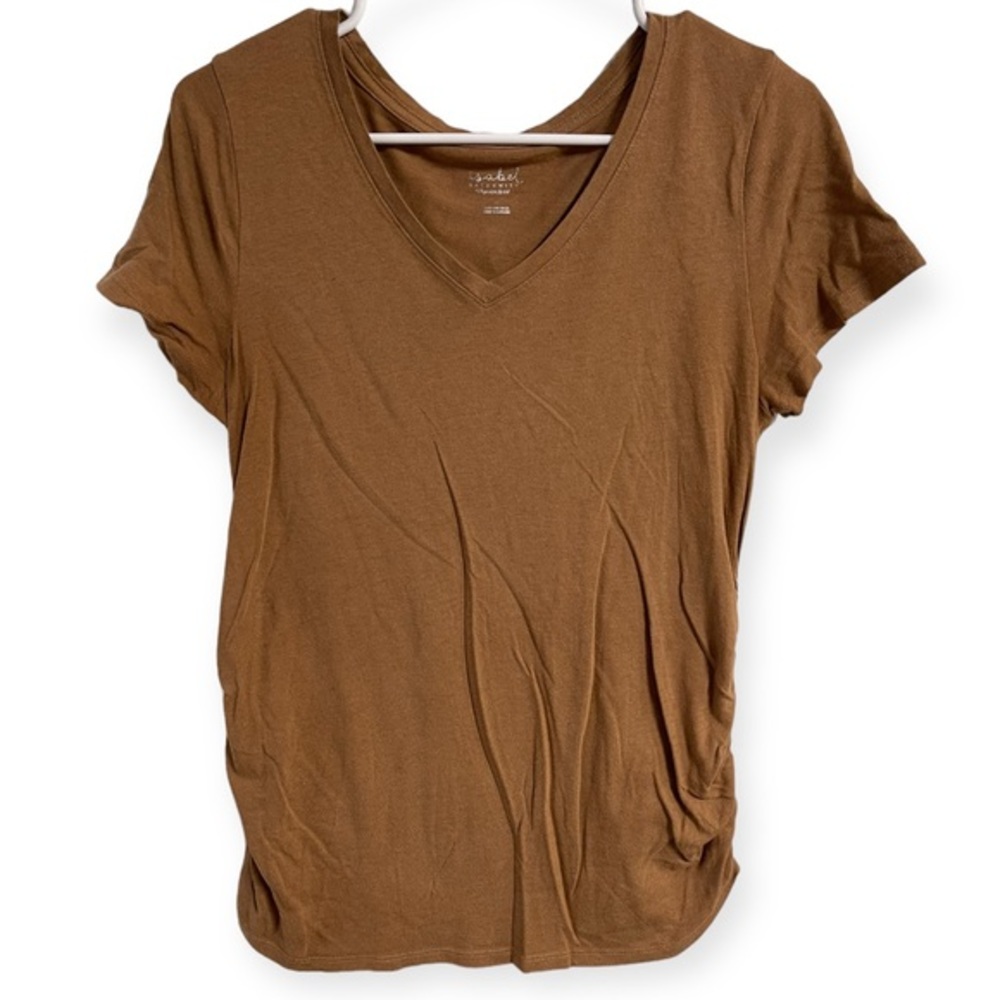 Isabel Women’s Maternity‎ V-Neck T-shirt Size M